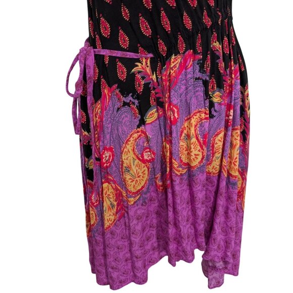 Intimately Free People Paisley Rendezvous Slip Dress Womens Size Small Purple - Picture 2 of 10